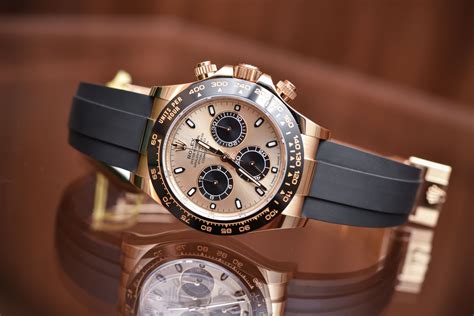 rolex daytona brown gold|18k gold rolex daytona.